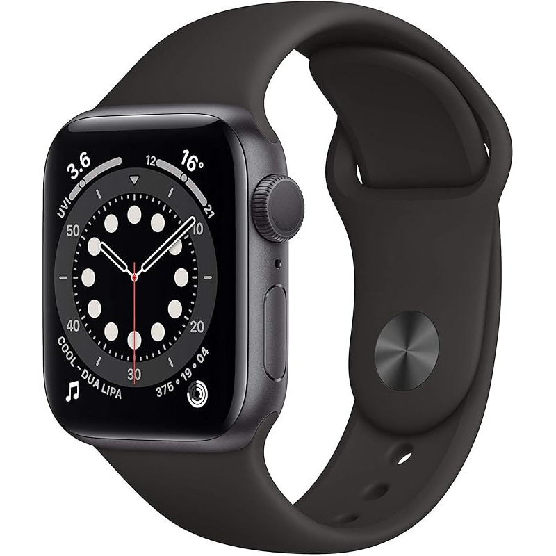 Apple Watch Series 6 44mm Black Aluminum GENTLY USED Apple Watch Series 6 44mm Black Aluminum GENTLY USED